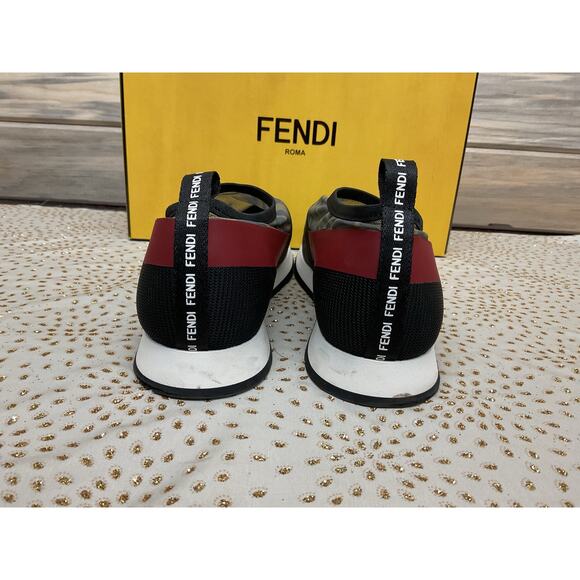 Fendi NIB Zucca FF Logo Colibri Mesh Sneaker Shoe Womens 7.5 EU 38 - Picture 4 of 4